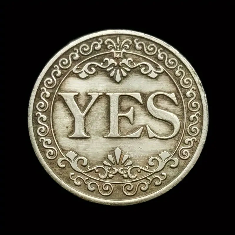 YES/NO Letter Coin – High-Quality Copper Metal