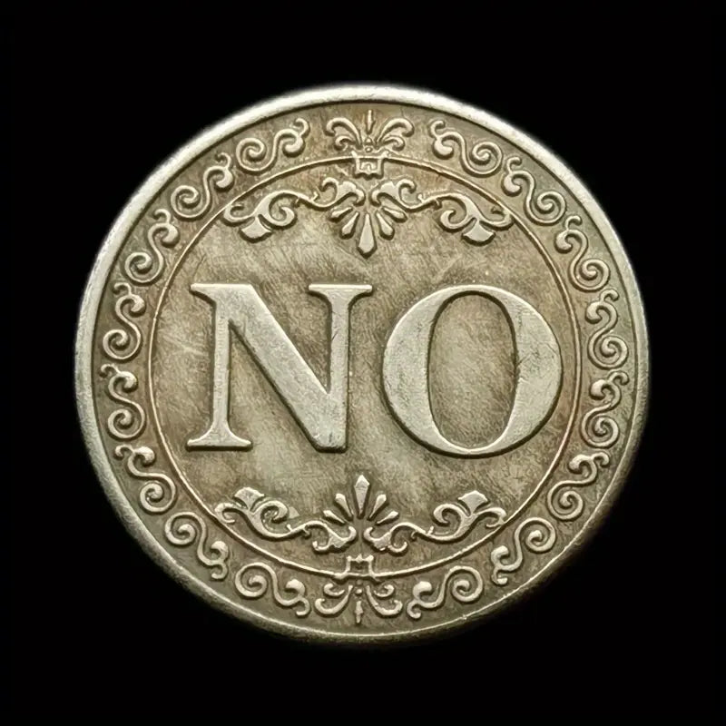 YES/NO Letter Coin – High-Quality Copper Metal